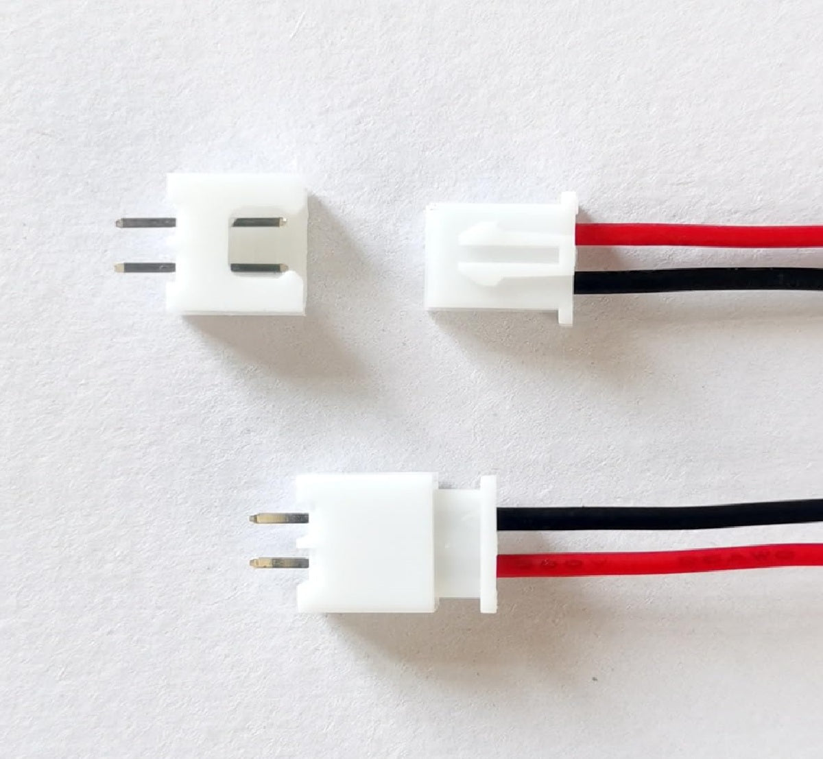 2 Pin JST XH 2.54mm Male to Female Connector Wire 20cm