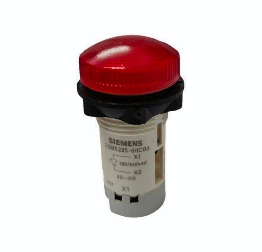Siemens - 3SB52856HC03 - RED LED PILOT LIGHT220 / 240V AC 50 / 60 HZ