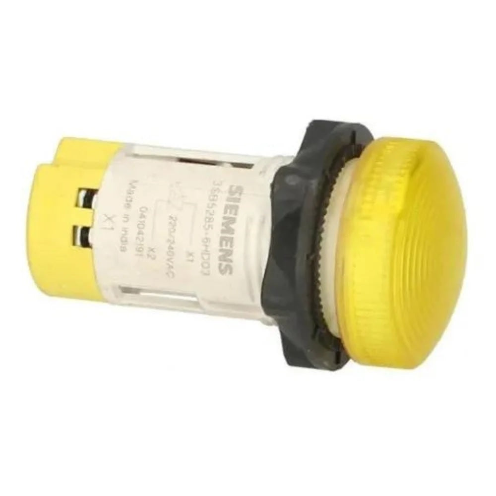 Siemens - 3SB52856HD03 - YELLOW LEDPILOTLIGHT 220 / 240V AC 50 / 60 HZ.