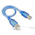 Arduino UNO USB Cable 30cm USB A to Type B Programming Cable